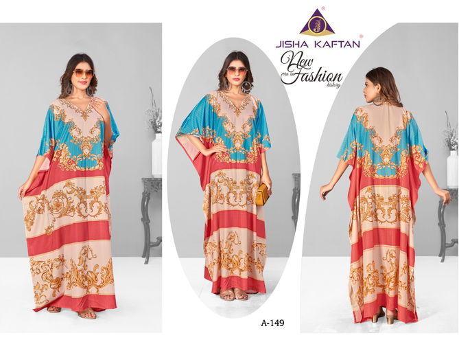 Jelite Jisha Afreen Vol 7 Casual Wear Digital Printed Wholesale Kaftan
